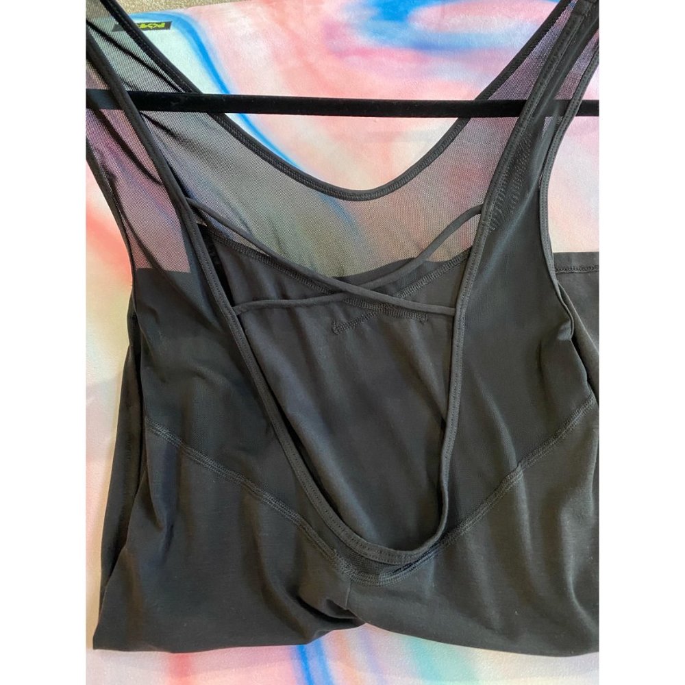 POPFLEX Black Mesh Tank Top - Picture 3 of 10
